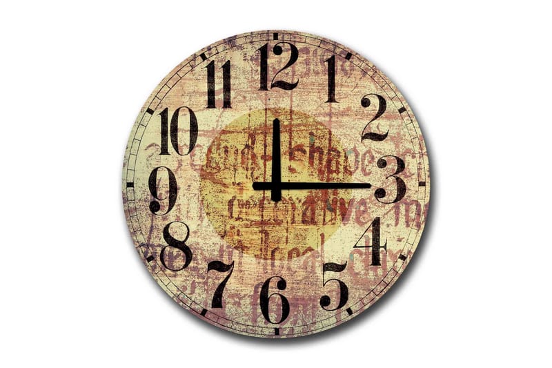 Väggdekor MDF Klocka, undefined