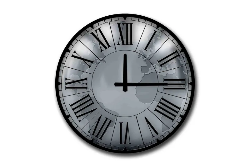 Väggdekor MDF Klocka, undefined