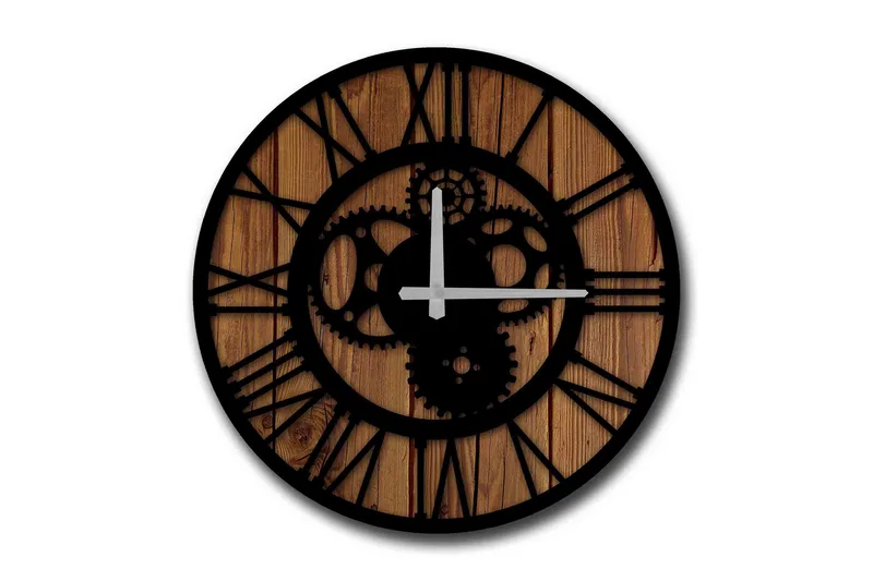 Väggdekor MDF Klocka, undefined