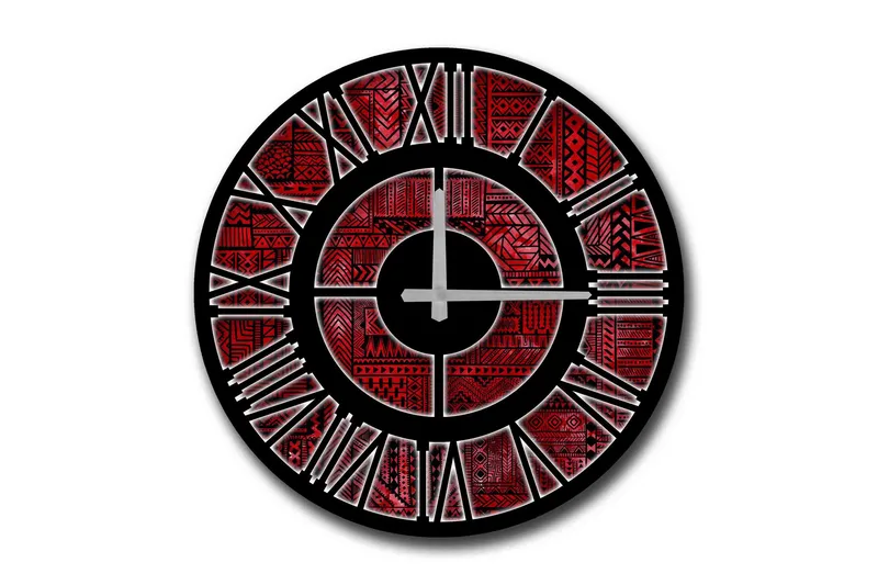 Väggdekor MDF Klocka, undefined