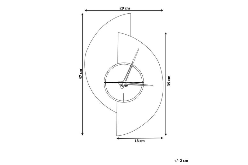Väggklocka Chalais - Inredning - Väggdekor - Väggklocka & väggur - Urverk till väggklocka