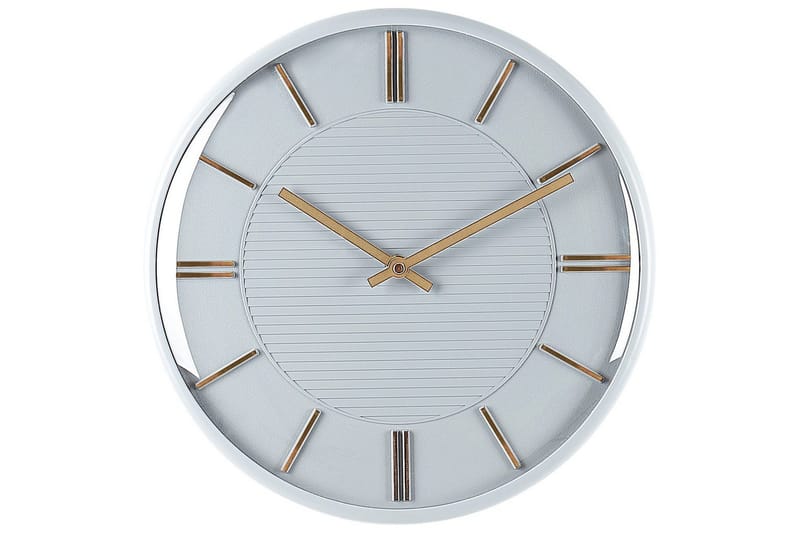 Väggklocka Daroca Grå/koppar - Grå/koppar - Inredning - Väggdekor - Väggklocka & väggur - Urverk till väggklocka