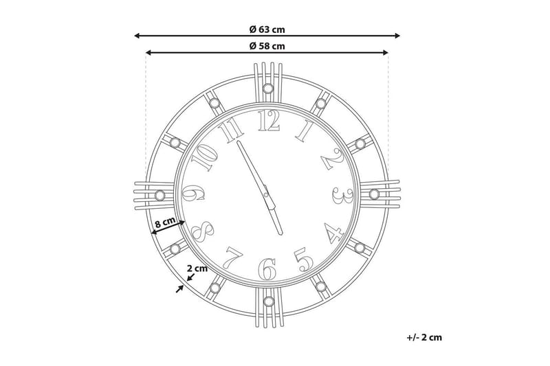 Väggklocka Lancy - Inredning - Väggdekor - Väggklocka & väggur - Urverk till väggklocka