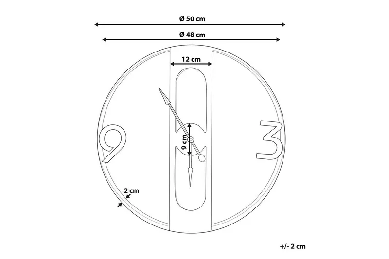 Väggklocka Mulhouse - Inredning - Väggdekor - Väggklocka & väggur - Urverk till väggklocka