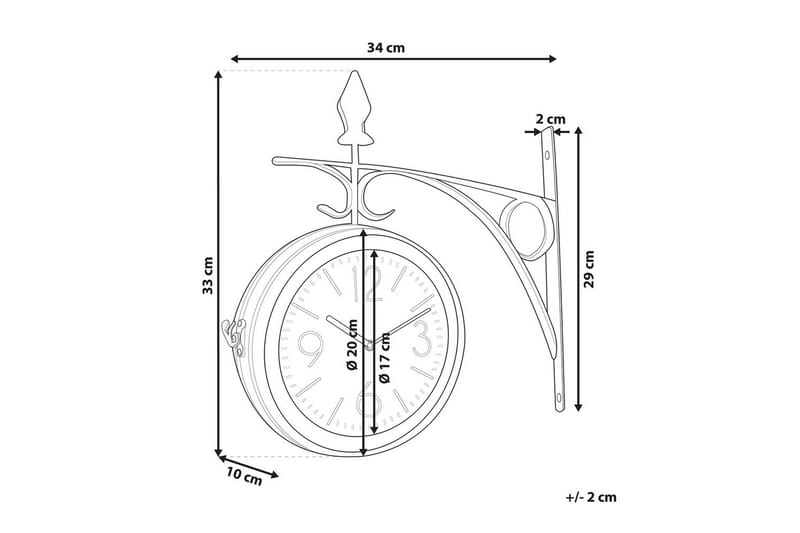 Väggklocka Romont - Inredning - Väggdekor - Väggklocka & väggur - Urverk till väggklocka