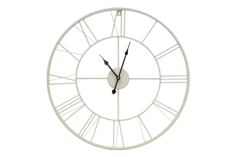White klocka - 60x60 cm - Inredning - Väggdekor - Väggklocka & väggur