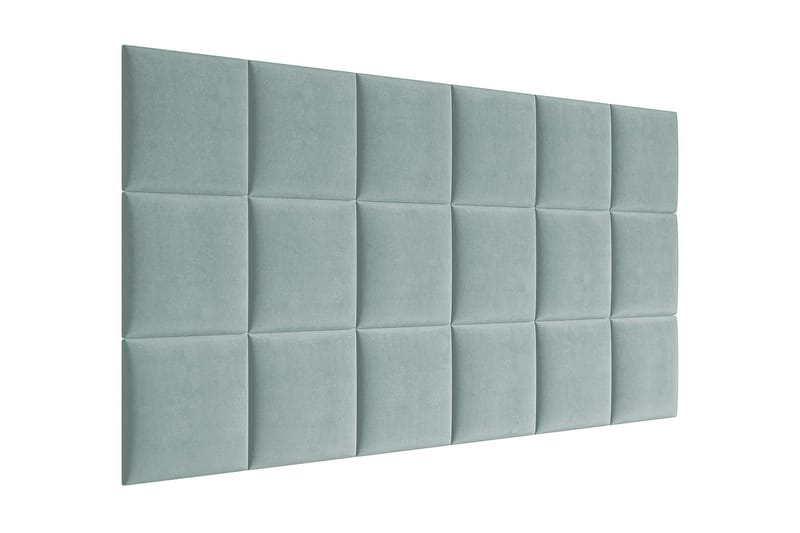 Lornel Stoppad Väggpanel 30x30 cm - Grön - Inredning - Väggdekor