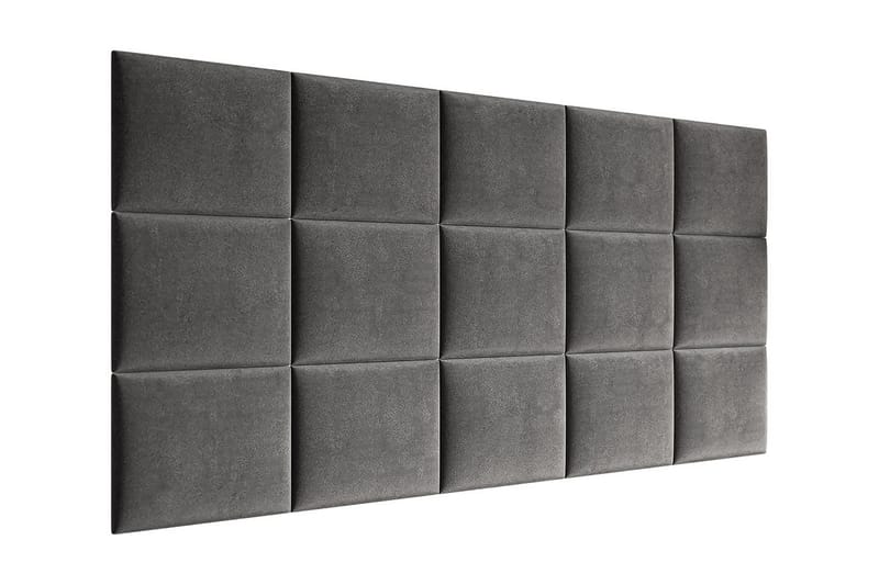 Lornel Stoppad Väggpanel 40x30 cm - Grå - Inredning - Väggdekor