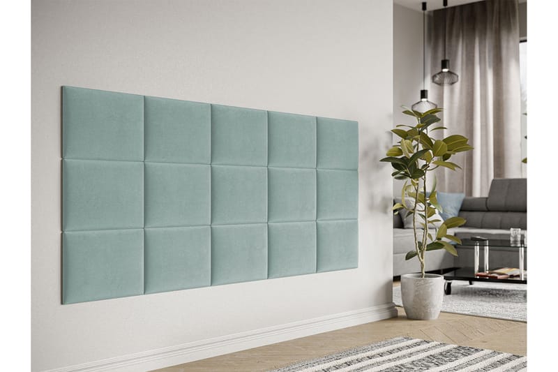 Lornel Stoppad Väggpanel 40x30 cm - Grön - Inredning - Väggdekor