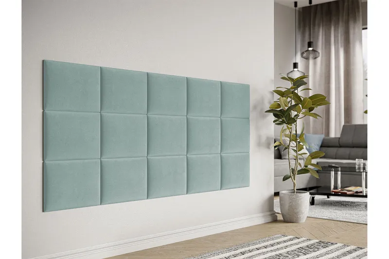 Lornel Stoppad Väggpanel 40x30 cm - Grön - Inredning - Väggdekor