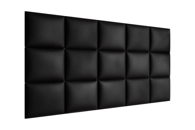 Lornel Stoppad Väggpanel 40x30 cm - Mörkgrå - Väggskivor - Väggdekor