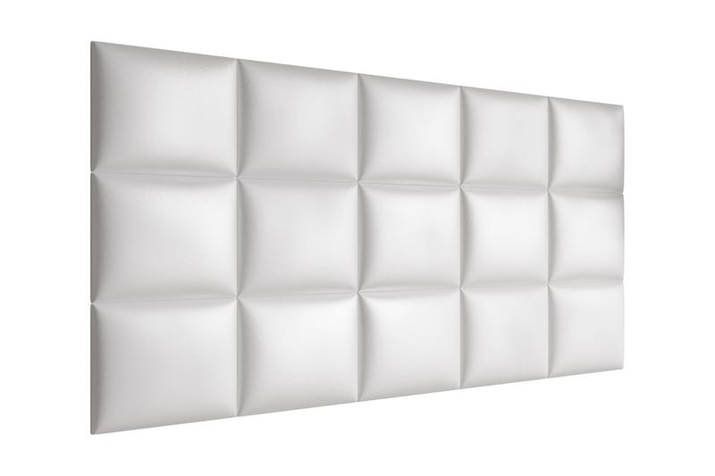 Lornel Stoppad Väggpanel 40x30 cm - Vit - Inredning - Väggdekor