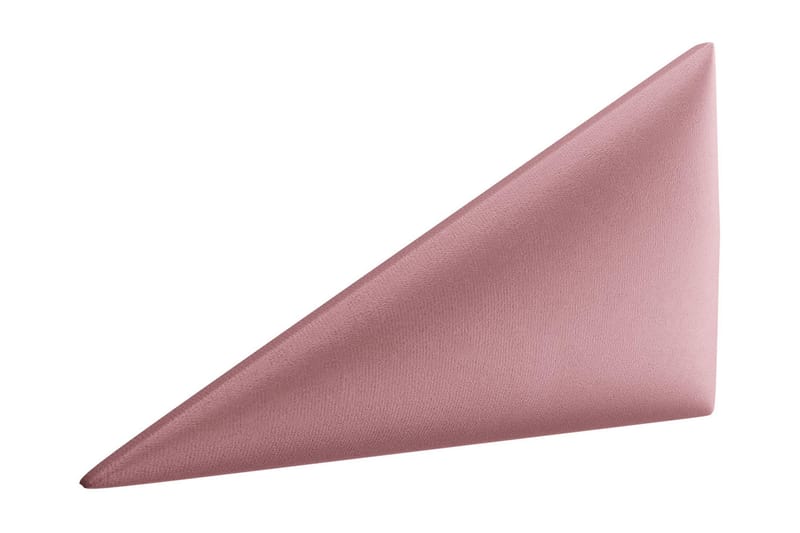 Lornel Stoppad Väggpanel Triangelformad - Rosa - Väggskivor - Väggdekor