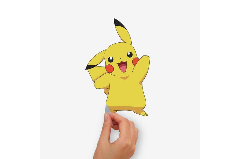 Pokemon Pikachu Limma&Ta Bort Väggklistermärke - Wall stickers