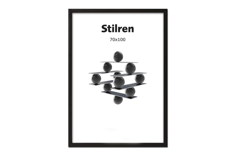 Cayeden Ram Stilren 70x100 cm - Svart - Fotoram - Poster ram