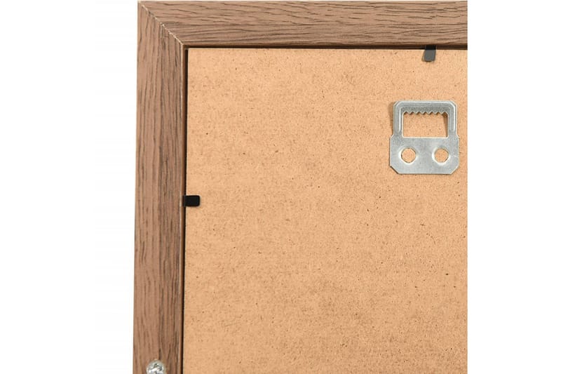 Fotoram för 10x(10x15 cm) bilder ljusbrun MDF - Brun - Inredning - Väggdekor - Ramar