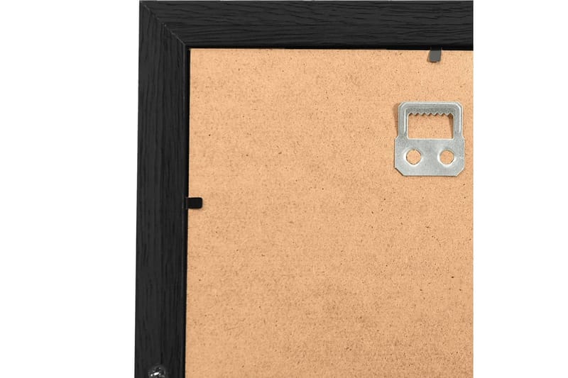 Fotoram för 10x(13x18 cm) bilder svart MDF - Svart - Inredning - Väggdekor - Ramar