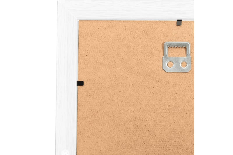 Fotoram för 10x(13x18 cm) bilder vit MDF - Vit - Inredning - Väggdekor - Ramar