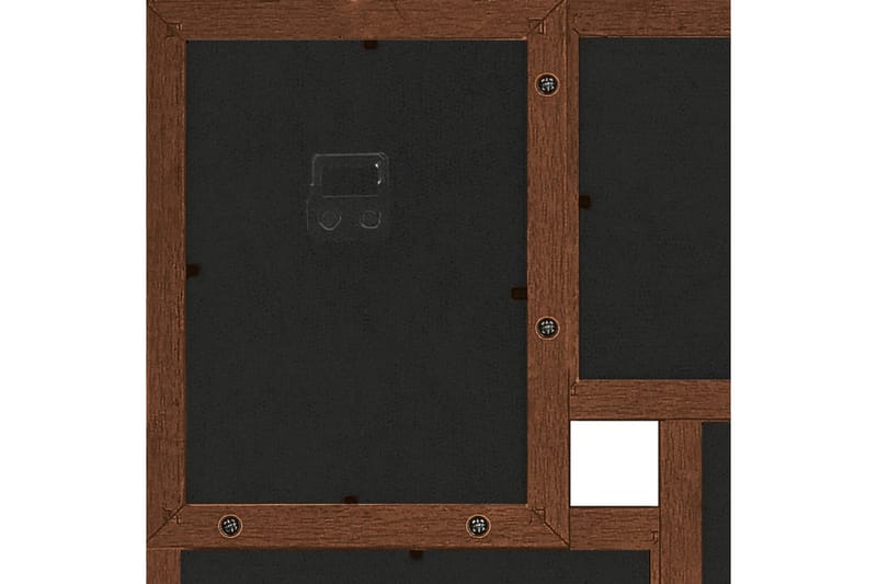 Fotoram för 24x(10x15 cm) bilder mörkbrun MDF - Mörkbrun - Inredning - Väggdekor - Ramar