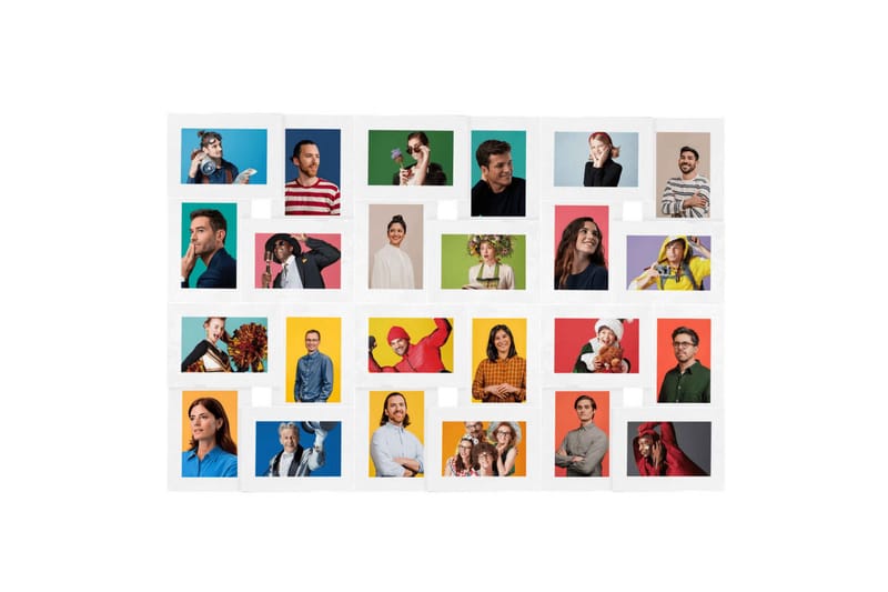 Fotoram för 24x(10x15 cm) bilder vit MDF - Vit - Inredning - Väggdekor - Ramar