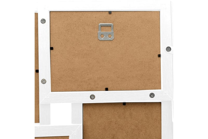 Fotoram för 24x(10x15 cm) bilder vit MDF - Vit - Inredning - Väggdekor - Ramar
