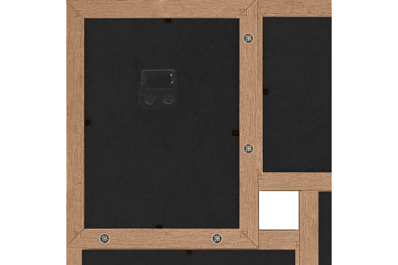 Fotoram för 24x(13x18 cm) bilder ljusbrun MDF - Ljusbrun - Inredning - Väggdekor - Ramar