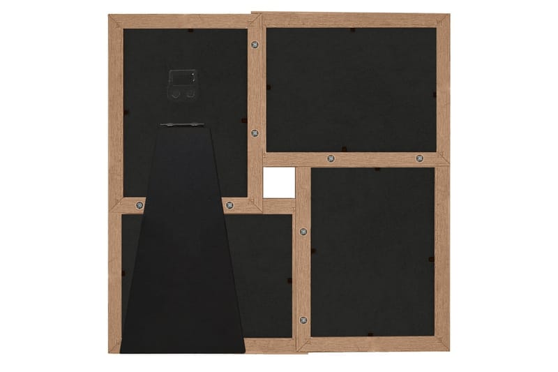 Fotoram för 4x(10x15 cm) bilder ljusbrun MDF - Ljusbrun - Inredning - Väggdekor - Ramar