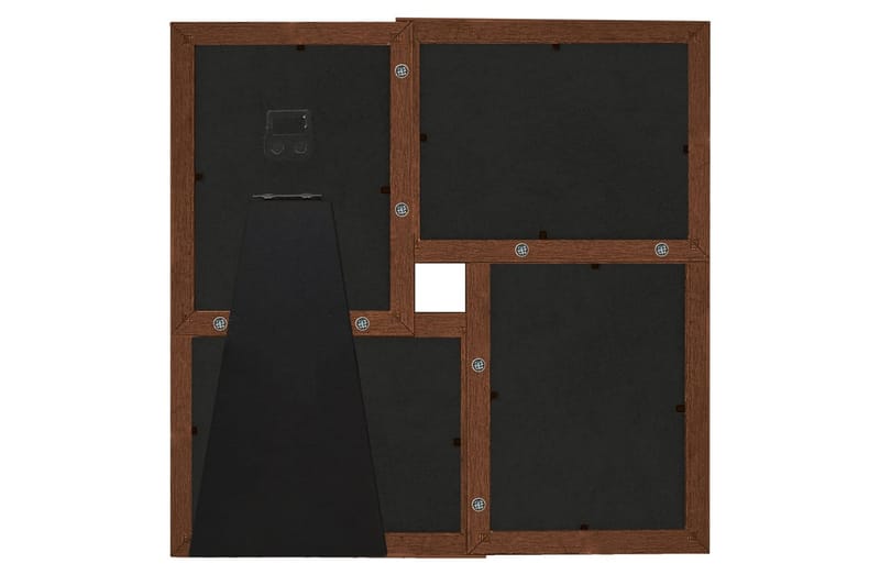 Fotoram för 4x(13x18 cm) bilder mörkbrun MDF - Mörkbrun - Inredning - Väggdekor - Ramar
