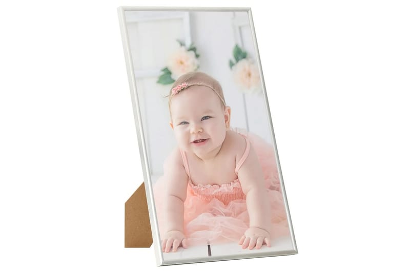 Fotoramar 3 st för vägg eller bord silver 13x18 cm MDF - Silver - Inredning - Väggdekor - Ramar