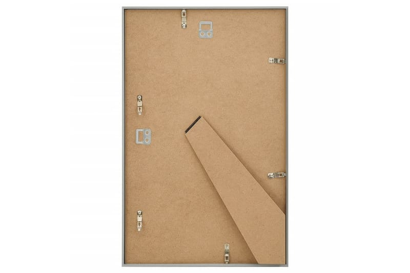 Fotoramar 3 st för vägg eller bord silver 13x18 cm MDF - Silver - Inredning - Väggdekor - Ramar