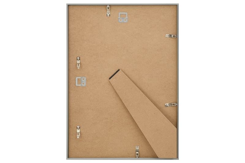 Fotoramar 3 st för vägg eller bord silver 18x24 cm MDF - Silver - Inredning - Väggdekor - Ramar
