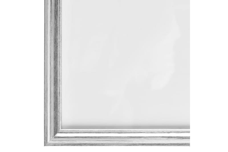 Fotoramar 3 st för vägg eller bord silver 21x29,7 cm - Silver - Fotoram - Poster ram