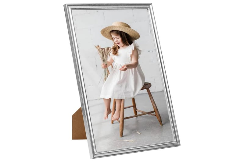 Fotoramar 3 st för vägg eller bord silver 21x29,7 cm - Silver - Inredning - Väggdekor - Ramar