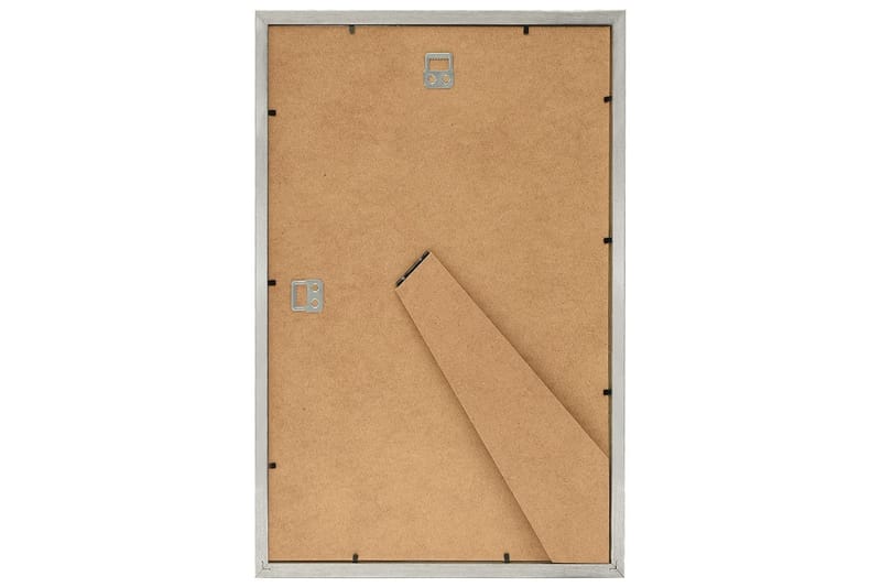 Fotoramar 3 st för vägg eller bord silver 21x29,7 cm - Silver - Inredning - Väggdekor - Ramar