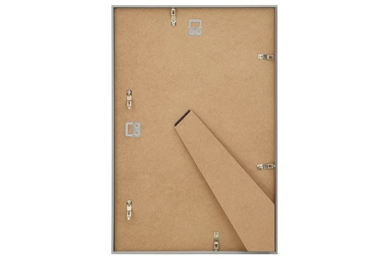 Fotoramar 3 st för vägg eller bord silver 70x90 cm MDF - Silver - Inredning - Väggdekor - Ramar