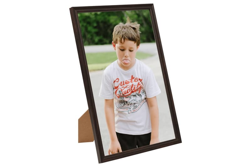Fotoramar 3 st för vägg eller bord svart 21x29,7 cm MDF - Svart - Inredning - Väggdekor - Ramar