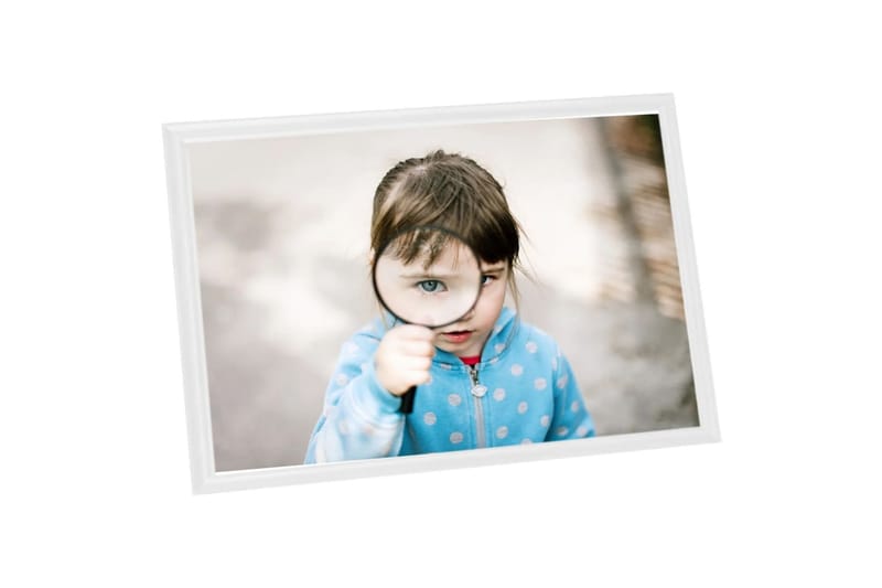 Fotoramar 3 st för vägg eller bord vit 13x18 cm MDF - Vit - Inredning - Väggdekor - Ramar
