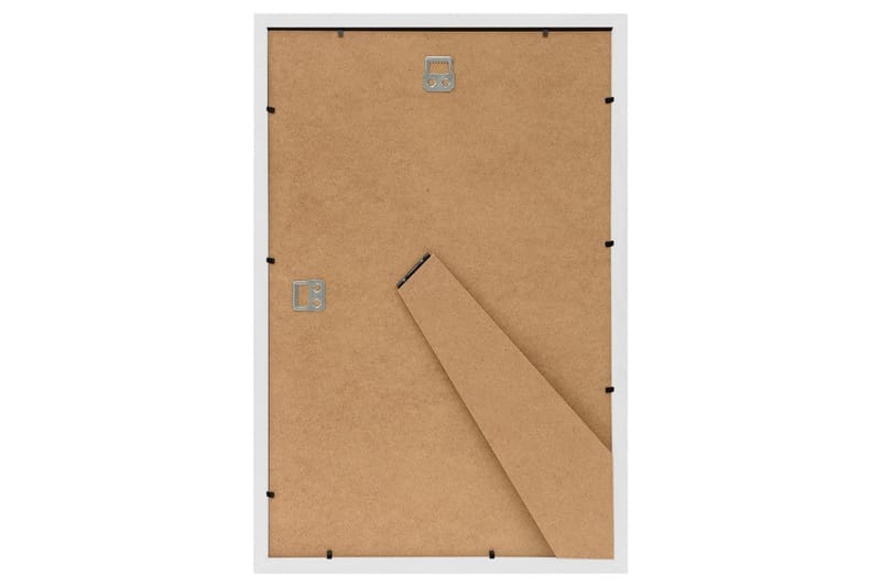 Fotoramar 3 st för vägg eller bord vit 21x29,7 cm MDF - Vit - Inredning - Väggdekor - Ramar