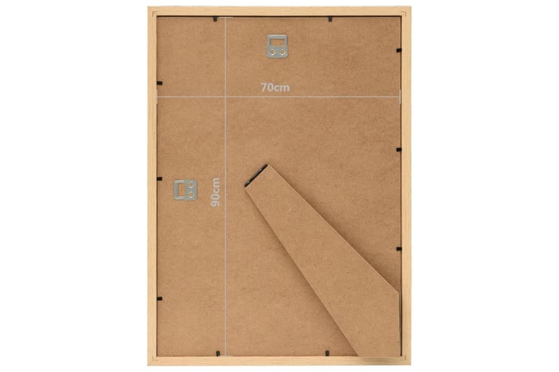 Fotoramar 5 st för vägg eller bord ljus ek 70x90 cm - Brun/Ljus Ek - Inredning - Väggdekor - Ramar