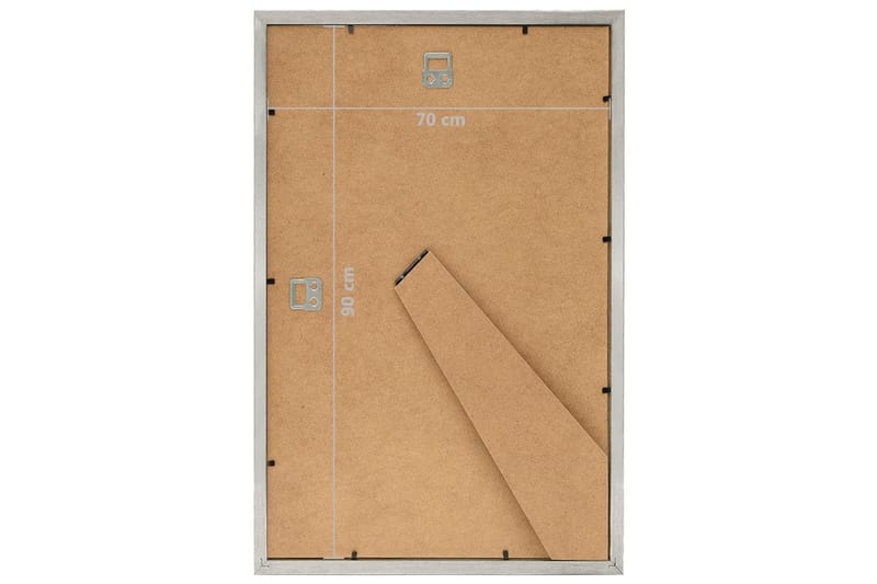 Fotoramar 5 st för vägg eller bord silver 70x90 cm MDF - Silver - Inredning - Väggdekor - Ramar