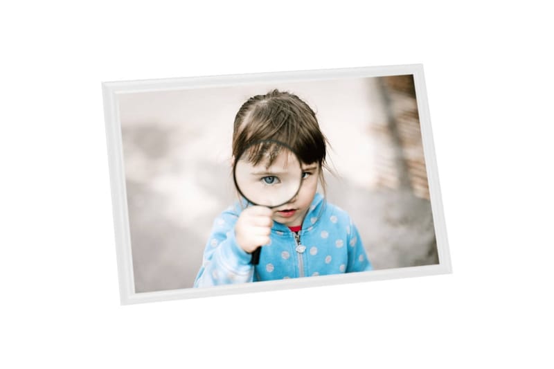 Fotoramar 5 st för vägg eller bord vit 21x29,7 cm MDF - Vit - Inredning - Väggdekor - Ramar