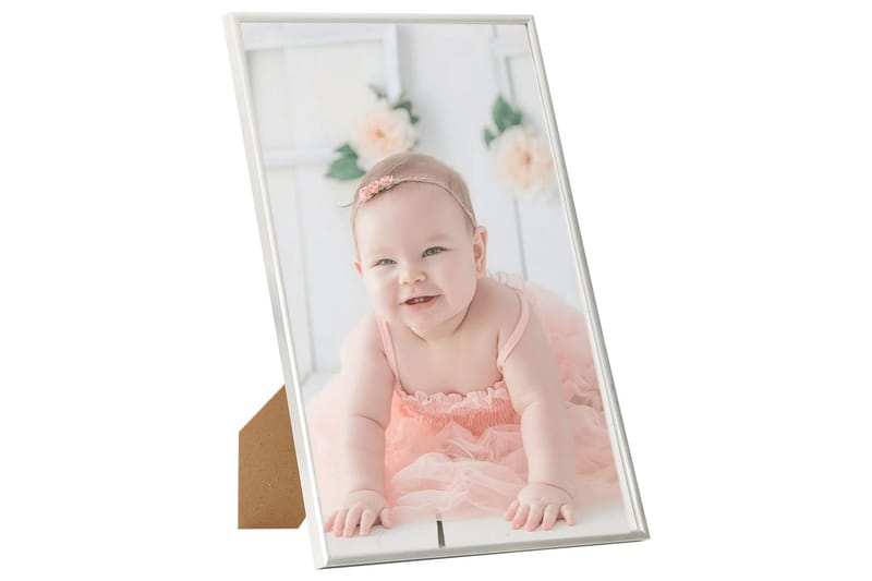 Fotoramar 5 st för vägg/bord silver 21x29,7 cm MDF - Silver - Inredning - Väggdekor - Ramar