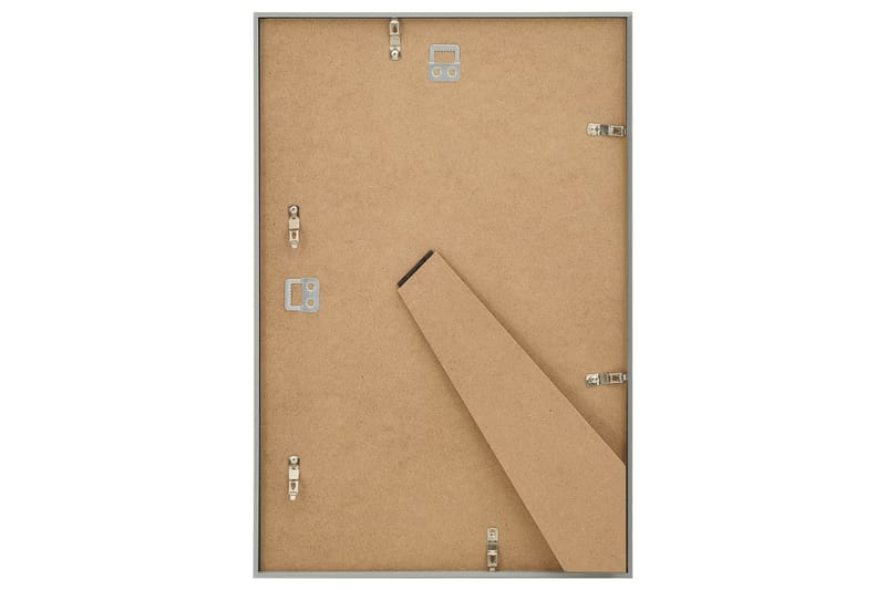 Fotoramar 5 st för vägg/bord silver 21x29,7 cm MDF - Silver - Inredning - Väggdekor - Ramar