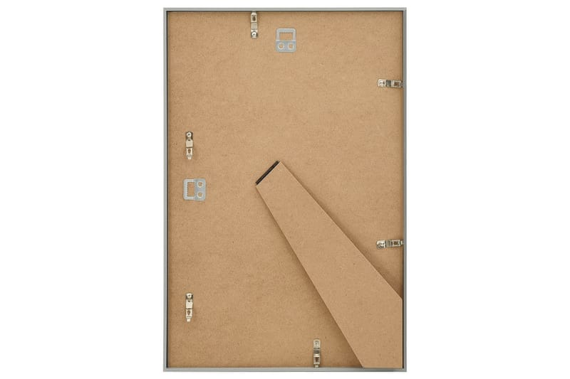 Fotoramar 5 st för vägg/bord silver 59,4x84 cm MDF - Silver - Inredning - Väggdekor - Ramar
