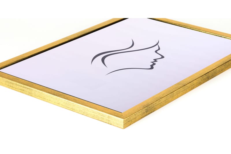 Galant Fotoram 50x70 cm - Guld/Plexiglas - Inredning - Väggdekor - Ramar