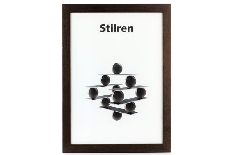 Stilren Fotoram 40x50 cm - Valnöt/Plexiglas - Fotoram - Poster ram