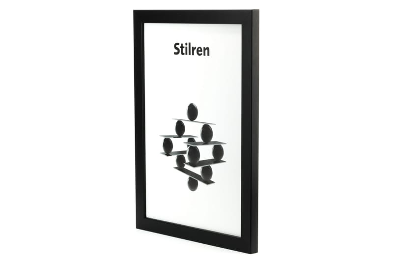 Stilren Fotoram 50x70 cm - Svart/Plexiglas - Fotoram - Poster ram