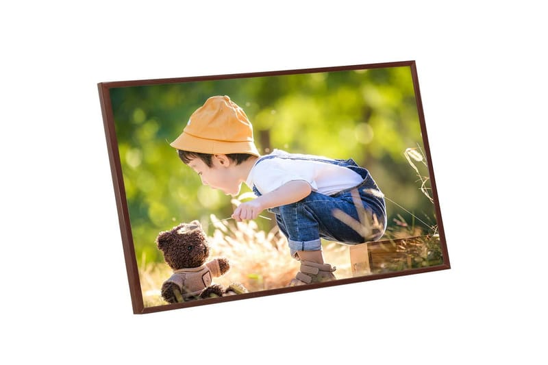 Fotoramar 3 st för vägg eller bord brons 13x18 cm MDF - Brons - Inredning - Väggdekor - Ramar