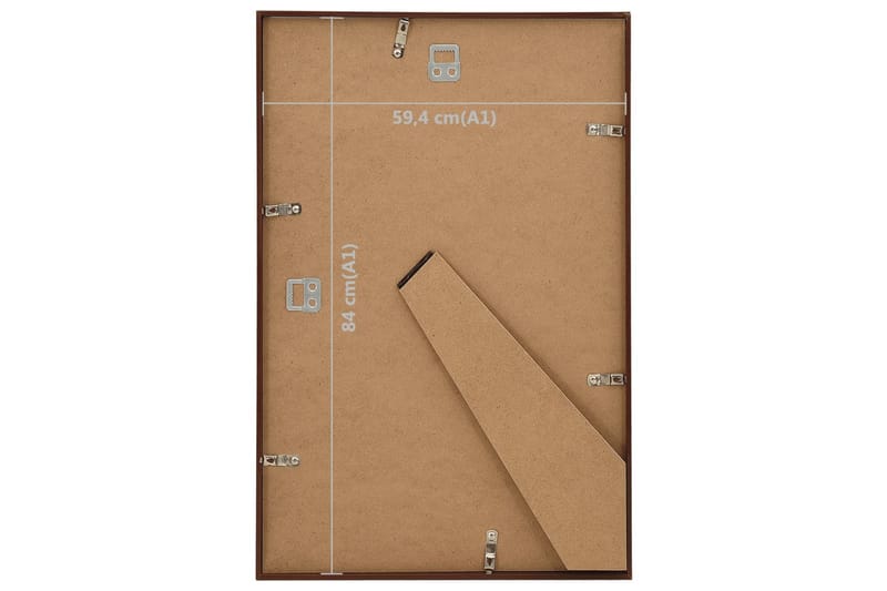 Fotoramar 3 st för vägg eller bord brons 59,4x84 cm MDF - Brons - Inredning - Väggdekor - Ramar