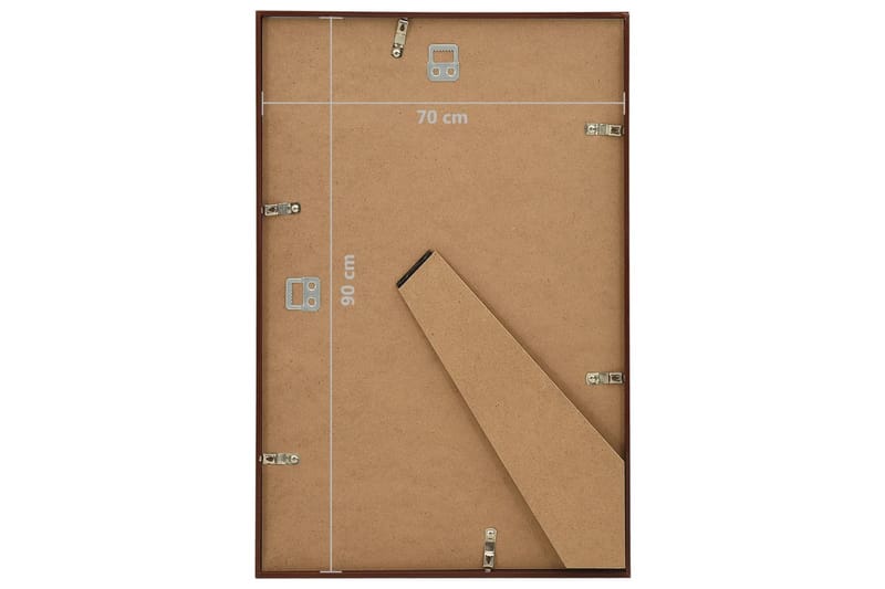 Fotoramar 3 st för vägg eller bord brons 70x90 cm MDF - Brons - Inredning - Väggdekor - Ramar